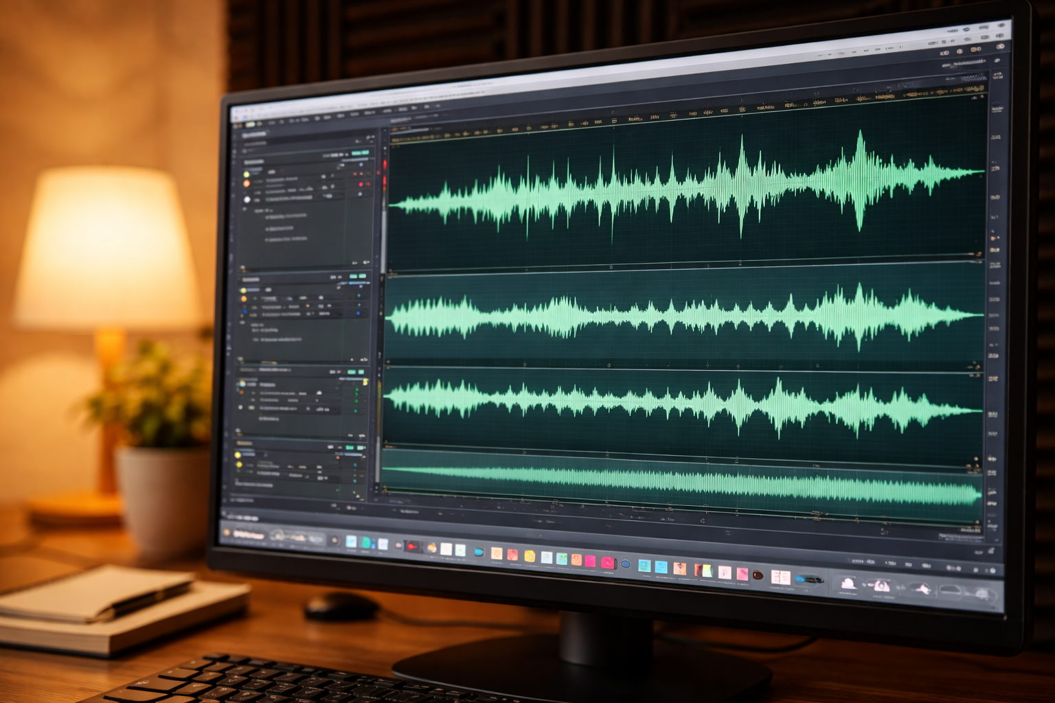 Giao diện chỉnh sửa âm thanh