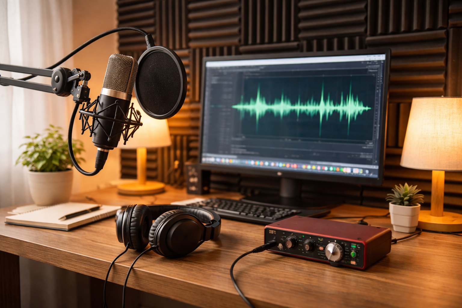 Thiết bị thu âm podcast